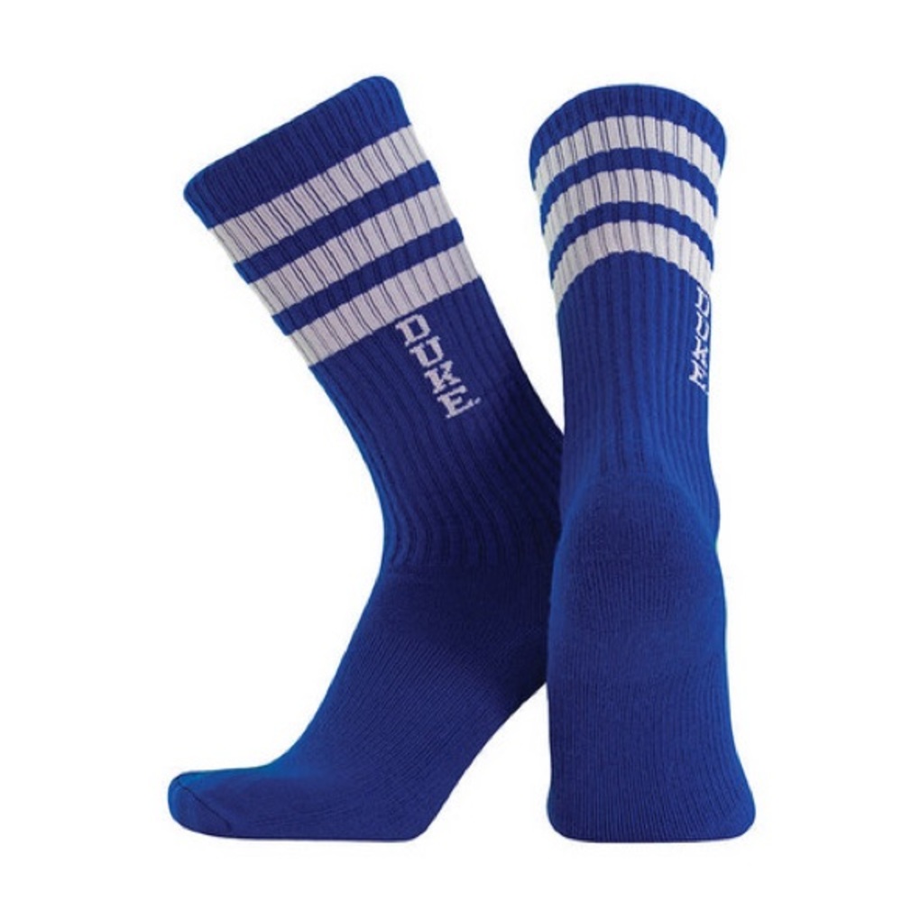 Duke University Retro Socks Blue